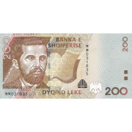 Albania 200 Leke 2012 P-71b