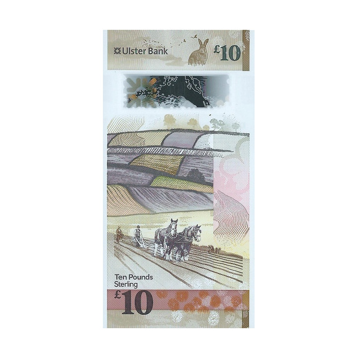 Nordirland 10 Pounds Ulster Bank P-new