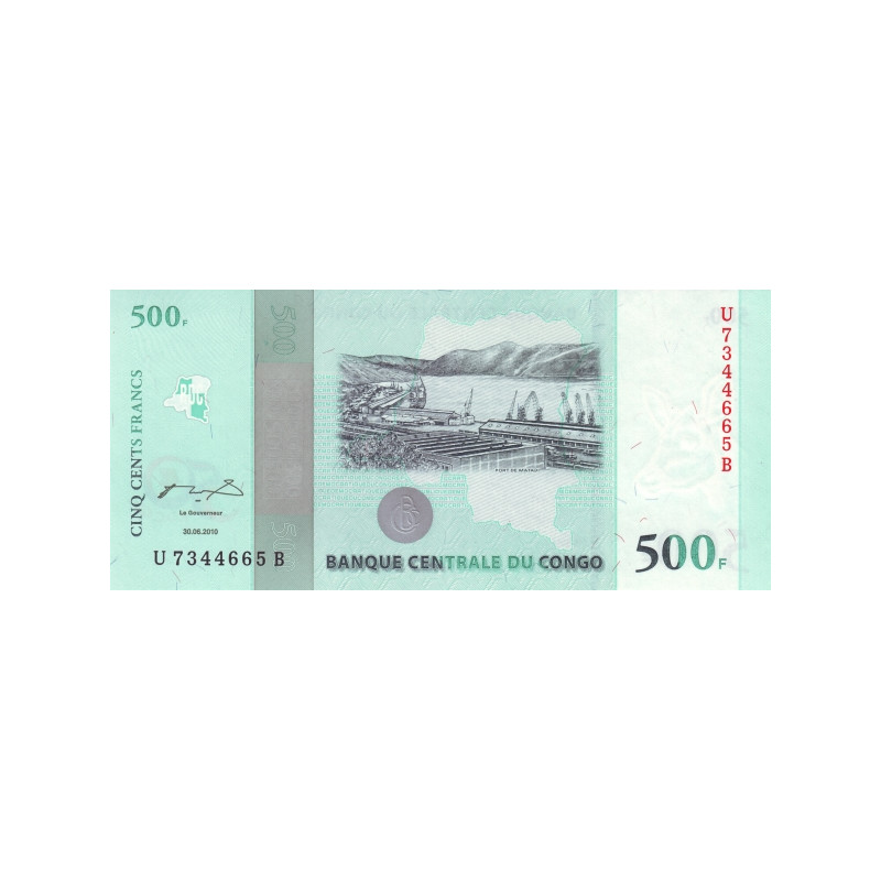 Congo 500 Francs 2010 P-100