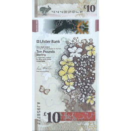 Nordirland 10 Pounds Ulster Bank P-new