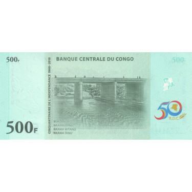 Kongo 500 Francs 2010 P-100