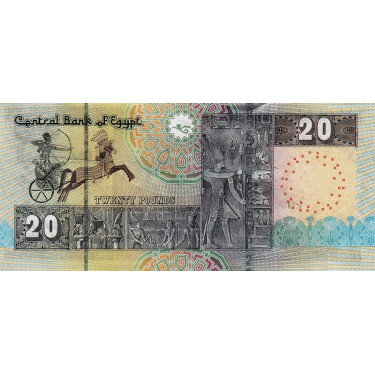 Egypt 20 Pounds 2018 P-74