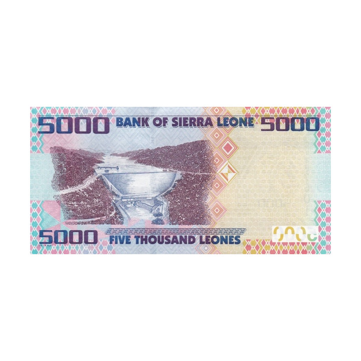 Sierra Leones 5000 Leones 2015 P-32c