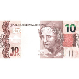 Brasilien 10 Reais 2010 P-254c