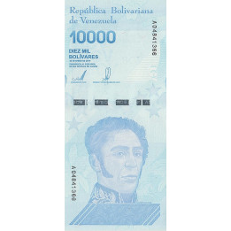 Venezuela 10 000 Bolivares 2019 P-new UNC