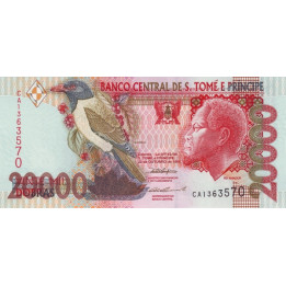 Sao Tome e Principe 20 000 Dobras 1996 P-67b