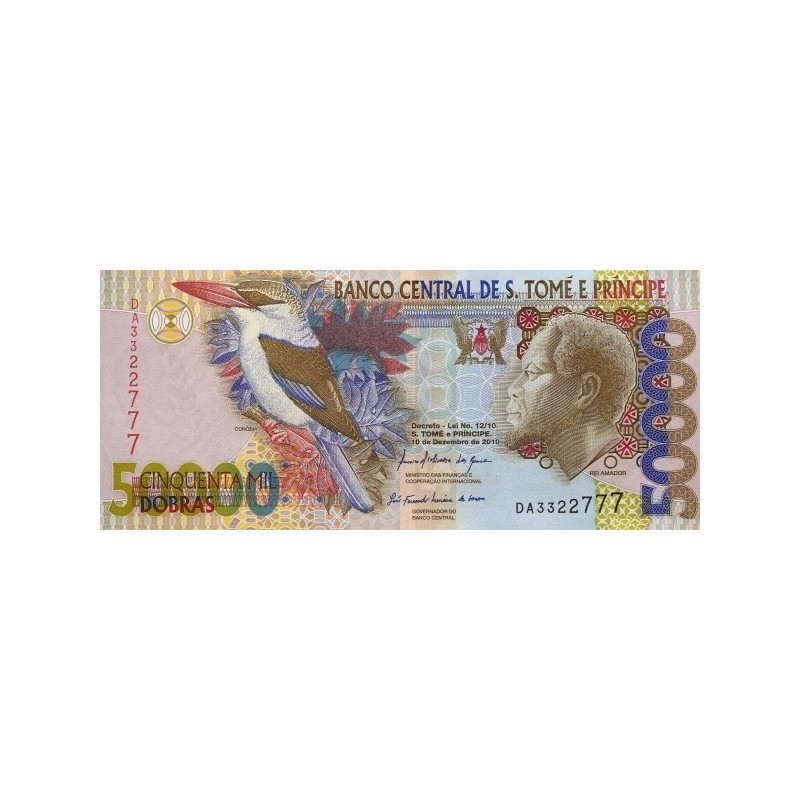 Sao Tome e Principe 50 000 Dobras 2010 P-68d