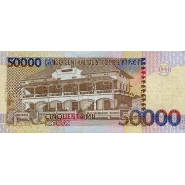 Sao Tome e Principe 50 000 Dobras 2010 P-68d