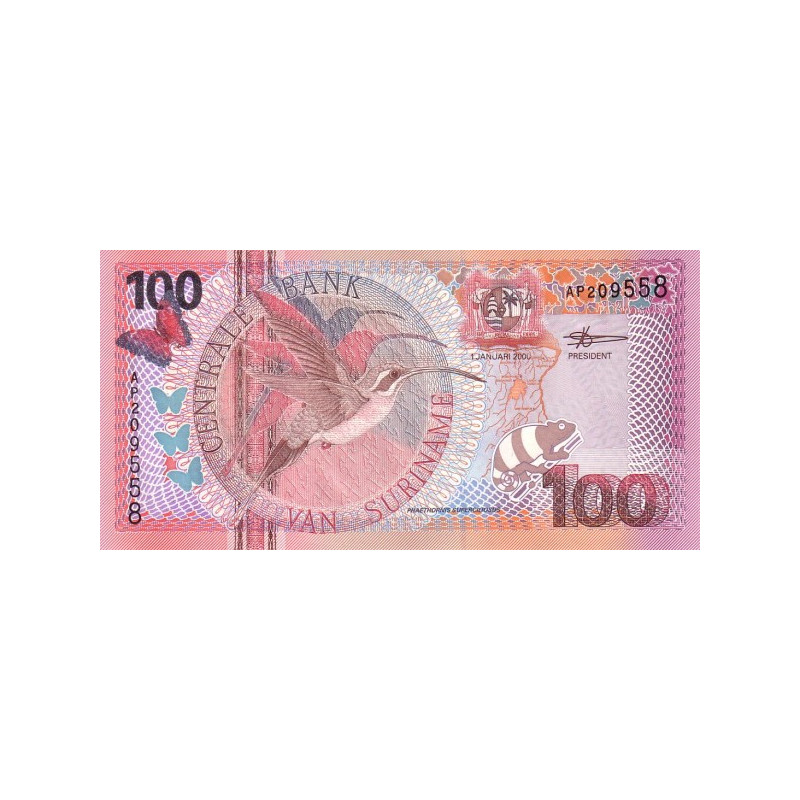 Surinam 100 Gulden 2000 P-149
