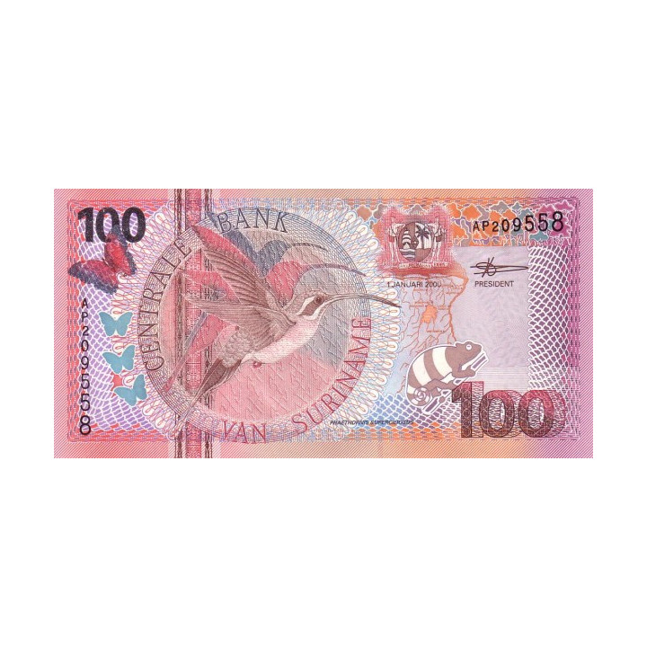 Surinam 100 Gulden 2000 P-149