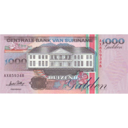 Suriname 1000 Gulden 1995 P-141b
