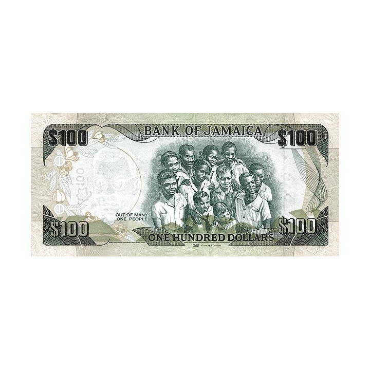 Jamaica 100 Dollars 2012 P-90