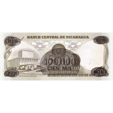 Nicaragua 100 000 Cordobas 1987 P-149