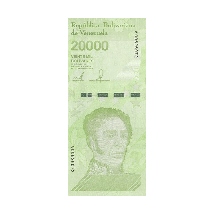 Venezuela 20 000 Bolivares 2019 P-new