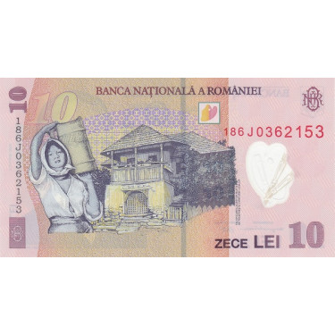 Rumänien 10 Lei 2018 P-119