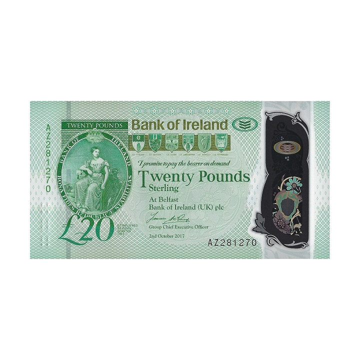 Northern Ireland 20 Pounds 2020 Bank of Ireland P-new