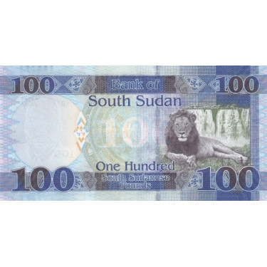 Sydsudan 100 Pounds 2015 P-15a