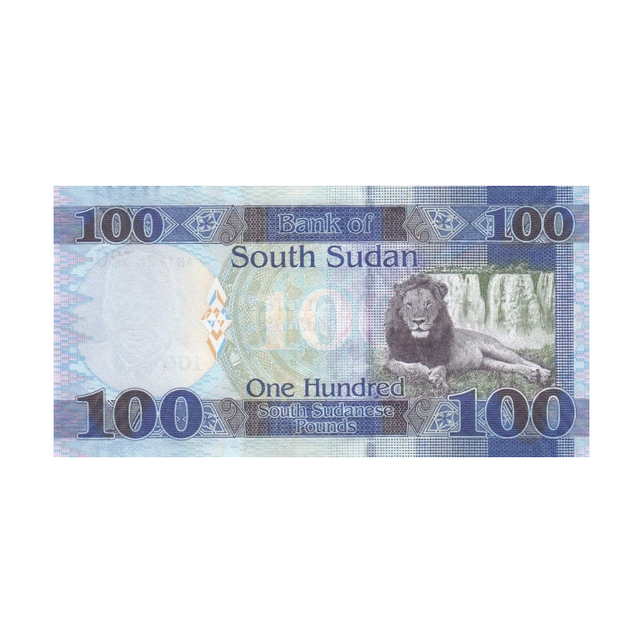 South Sudan 100 Pounds 2015 P-15a