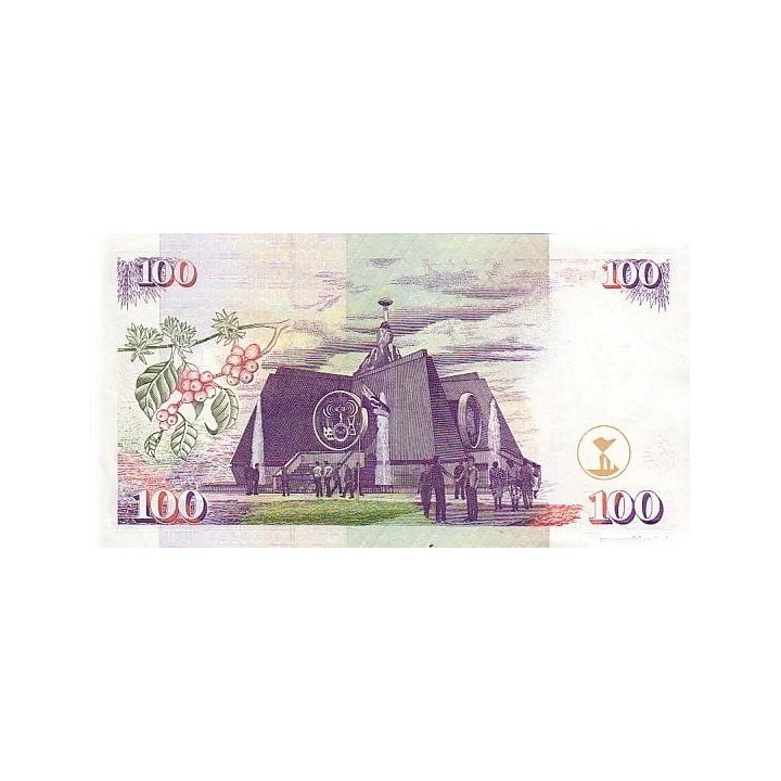Kenya 100 Shillings 2001 P-37f