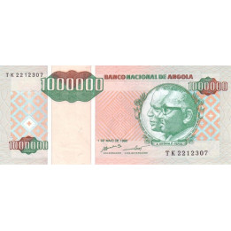 Angola 1 000 000 Kwanzas Reajustados 1995 P-141