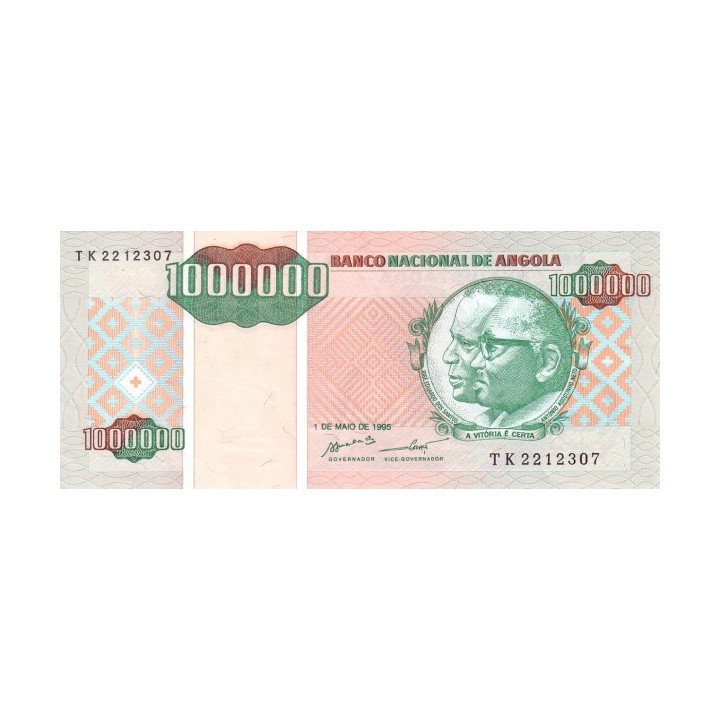 Angola 1 000 000 Kwanzas Reajustados 1995 P-141