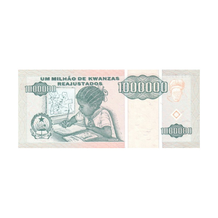 Angola 1 000 000 Kwanzas Reajustados 1995 P-141