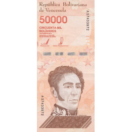 Venezuela 50 000 Bolivares 2019 P-new