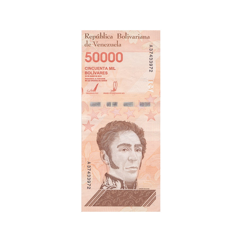 Venezuela 50 000 Bolivares 2019 P-new