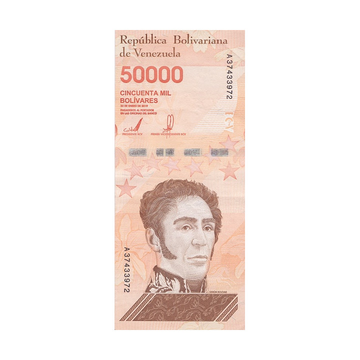 Venezuela 50 000 Bolivares 2019 P-new