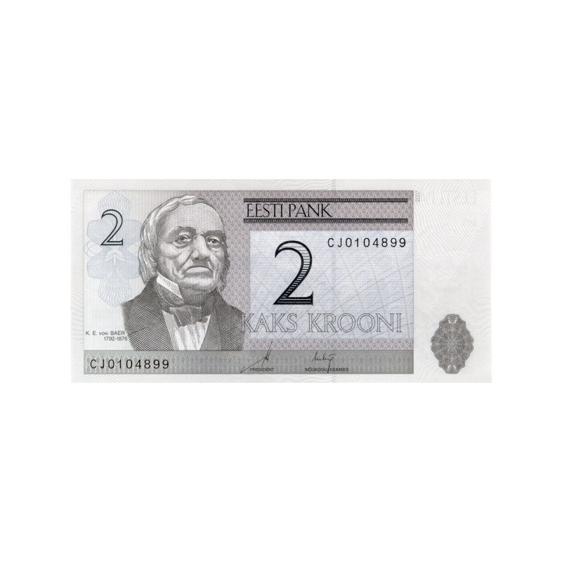 Estonia 2 Krooni 2007 P-85b Replacement ZZ