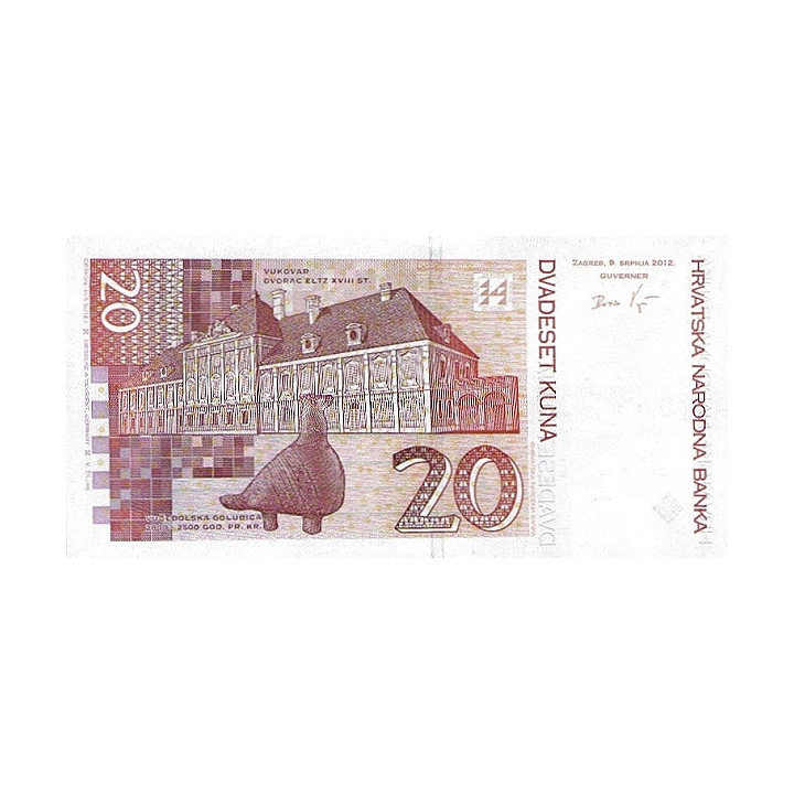 Croatia 20 Kuna 2012 P-39b
