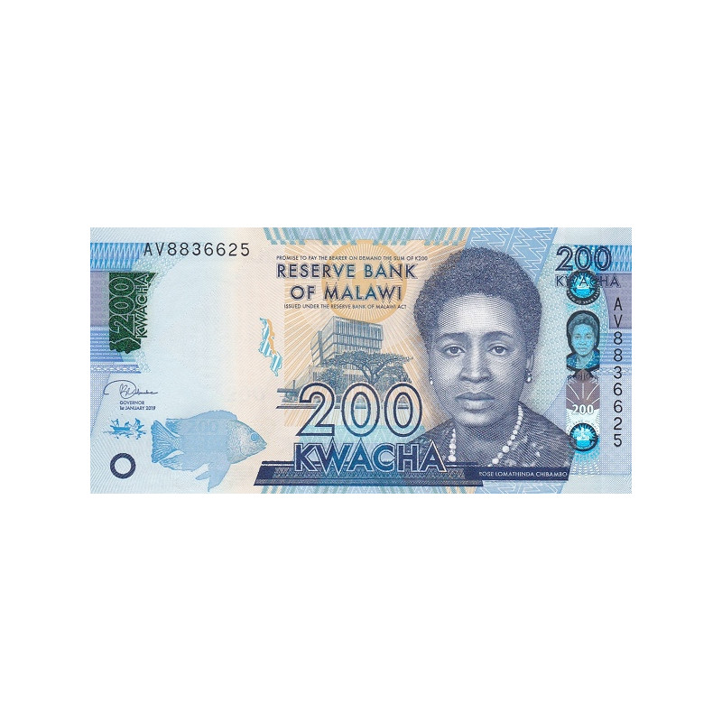 Malawi 200 Kwacha 2019 P-60e