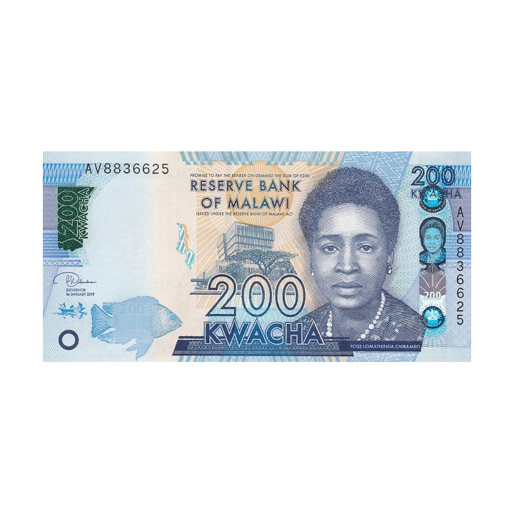 Malawi 200 Kwacha 2019 P-60e