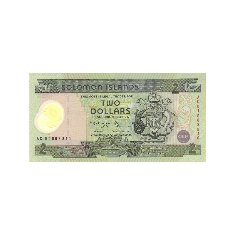Salomonöarna 2 Dollars 2001 P-23