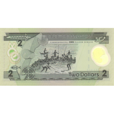 Salomonöarna 2 Dollars 2001 P-23