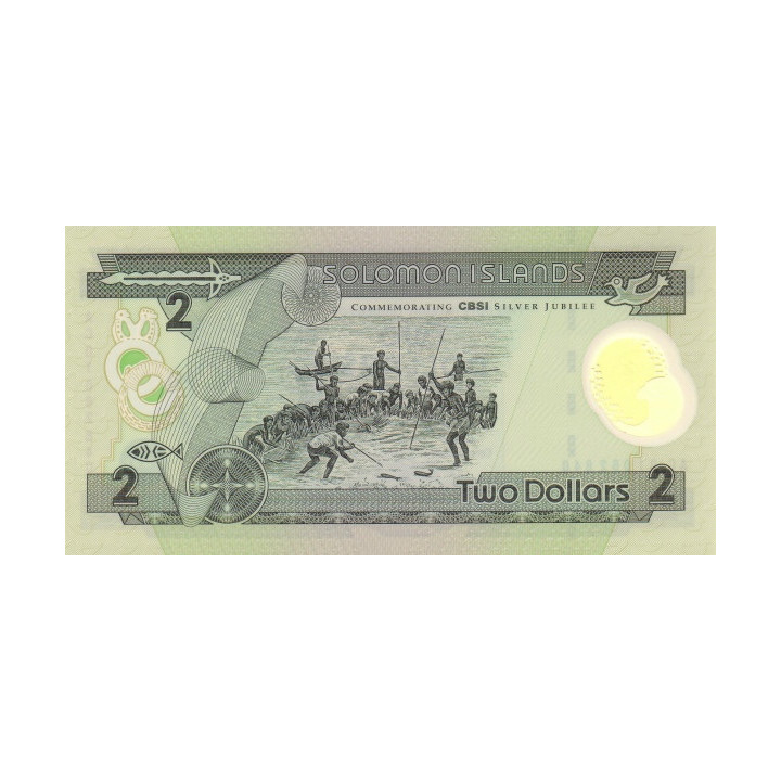 Salomonöarna 2 Dollars 2001 P-23