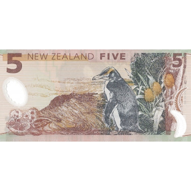 Nya Zeeland 5 Dollars 2006 P-185b