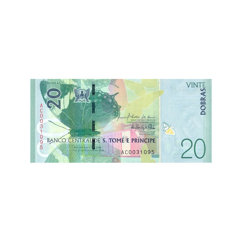 Sao Tome e Principe 20 Dobras 2016 P-72