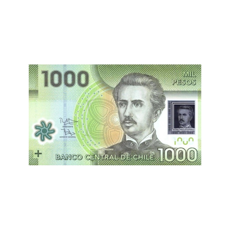 Chile 1000 Pesos 2015 P-161f