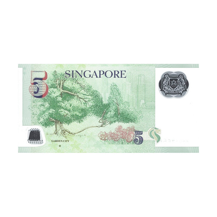 Singapore 5 Dollars 2020 P-47g