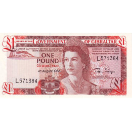 Gibraltar 1 Pound 1988 P-20e