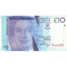Gibraltar 10 Pounds 2010 P-36