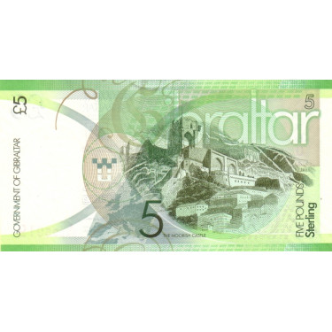 Gibraltar 5 Pounds 2011 P-35