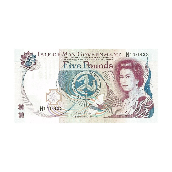 Isle of Man 5 Pounds 2015 ND P-48