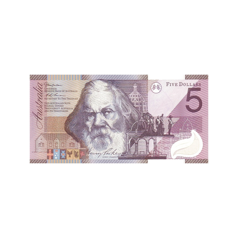 Australia 5 Dollars 2001 P-56a
