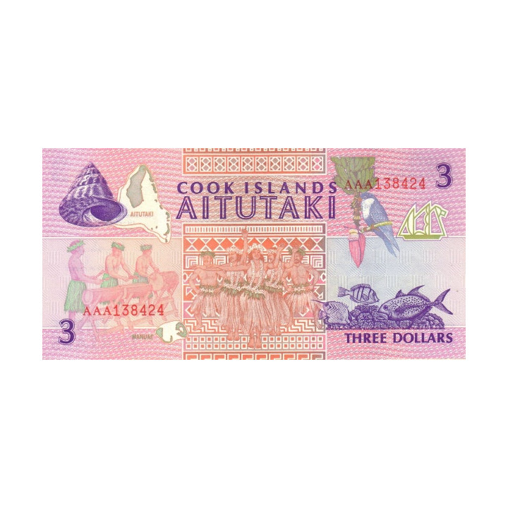Cooköarna 3 Dollars ND 1992 P-7