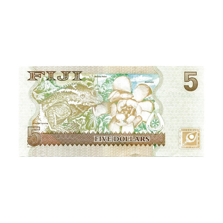 Fiji 5 Dollars ND 2011 P-110b