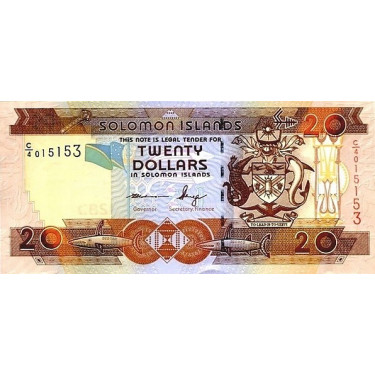Salomonoarna 20 Dollars 2009 P-28b