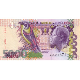 Sao Tome e Principe 5000 Dobras 1996 P-65a