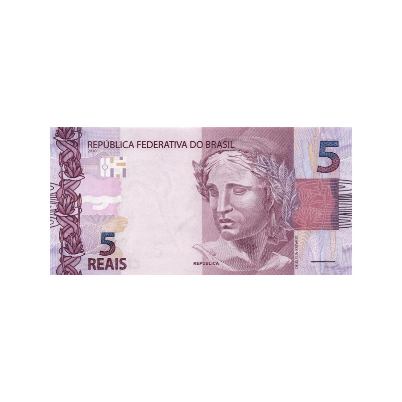 Brazil 5 Reais 2010 P-253a